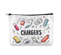 Kilener Borsa organizer per caricabatterie da viaggio per trucchi da donna, borsa per riporre cavi, organizer da viaggio per elettronica, piccoli regali di compleanno di Natale per migliori amici