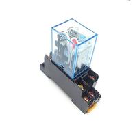 KILKCWFNH 1Pc HH62P HHC68A-2Z Elettronico Micro Mini Relè Elettromagnetico 10A 8PIN Bobina DPDT con Base Presa DC12V,24V AC110,220V
