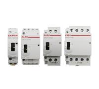 KILKCWFNH Contattore modulare CA for Uso Domestico su Guida DIN 2P 25A 40A 63A AC220V 50/60Hz con Interruttore a Maniglia di Controllo Manuale 2NO 2NC 2NO2NC(AC 220V-63A-2NO2NC)