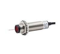 KILKCWFNH Sensore fotoelettrico a riflessione diffusa Laser visibile Regolabile M18 da 50 cm, Punto Minimo, Campo di rilevamento 0,5 mm, Interruttore J18-DS DC12V 24V(J18-DS50N2 NPN NC)