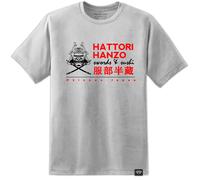 Kill Bill Hattori Hanzo T Shirt Samurai Kung Fu Film Bruce Lee Spada Fight Uomo