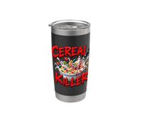 Killer di cereali per gli amanti dei cereali Bicchiere termico in acciaio inox doppia parete
