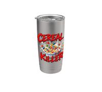 Killer di cereali per gli amanti dei cereali Bicchiere termico in acciaio inox doppia parete