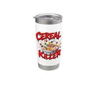 Killer di cereali per gli amanti dei cereali Bicchiere termico in acciaio inox doppia parete