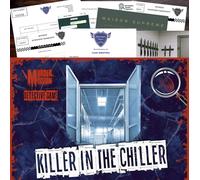 Killer In The Chiller - Murder Mission Mystery Detective Game - File criptico aperto irrisolto - Cene Feste, Gruppi di coppie o giocatori solitari