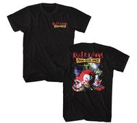 Killer Klowns From Outer Space 2-Sided Nero Solido Adulto T-Shirt