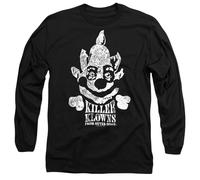 Killer Klowns from Outer Space Kreepy Long Sleeve T Shirt, Black, Nero, S Unisex-Adulto