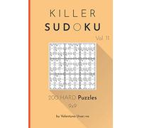 Killer Sudoku: 200 Hard Puzzles 9x9 vol. 11