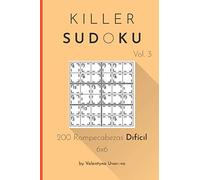 Killer Sudoku: 200 Rompecabezas Difícil 6x6 vol. 3
