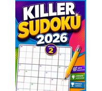 killer sudoku 2026 Volume 2: 365 Large Print Killer Sudoku Adult Puzzle Book
