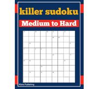 killer sudoku medium to hard: Killer Sudoku Puzzles for Adults