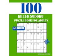 Killer Sudoku Puzzle for Adults - Medium (100 Puzzles): 100 Medium Killer Sudoku Puzzles - Brain Training, Logic Games, and Challenging Number Puzzles