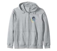 Killer Surf Skull Surf Vintage Wave Skeleton Surfing Felpa con Cappuccio