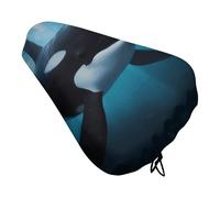 Killer Whale - Coprisedile per bici da uomo e donna, idrorepellente, cuscino regolabile per bicicletta, per ciclismo all'aperto