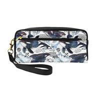 Killer Whale Print elegante borsa per il trucco ragazze studenti impermeabile astuccio cosmetico cancelleria articoli da toeletta