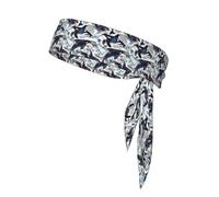 Killer Whale Stampa 1 Pezzi Fascia per Capelli Fascia Unisex Dry Head Tie Sport Band Per Basket Corsa Tennis