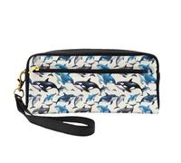 Killer Whale Stampa Elegante Donna Trucco Borsa Viaggio Compagno Sacchetto Toiletry per Scuola Ufficio Caso