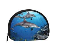 Killer Whale1 - Mini borsa portaoggetti portatile a forma di conchiglia, portamonete