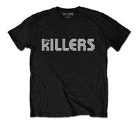 Rock Off Trade T-shirt The Killers - Band Logo Dots Hot Fuss Nuovo Ufficiale Uomo Nero Taglia L