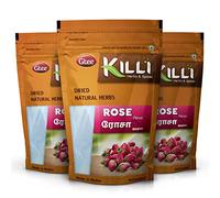 KILLI Rose | Gulab | Panineer | Gulabi Petals, 50g (Pack of 3)