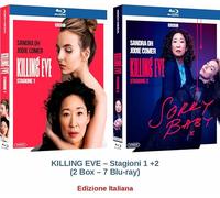 KILLING EVE - Stagione 1 + 2 (2 Box - 7 Blu-Ray) Ed. Italiana