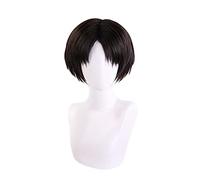 Killing Stalking Manga Yoon Bum Cosplay Wig Yoonbum Black Brown Short Wig Heat Resistant Synthetic Hair + Wig Cap Halloween Wig