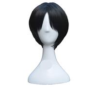 Killing Stalking Yoon Bum Yoonbum Cosplay Wigs Short Black Heat Resistant Synthetic Hair Wig + Wig Cap