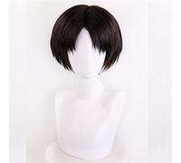 Killing Stalking Yoon Bum Yoonbum Parrucca Cosplay Costume Corti neri capelli sintetici Anime Parrucche Peruca KUMZ7696