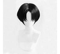Killing Stalking Yoon Bum Yoonbum Parrucca per costume cosplay resistente al calore corta nera + cappuccio parrucca nero