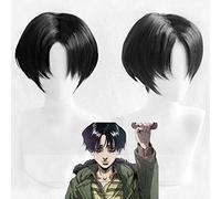 Killing Stalking Yoon Bum Yoonbum Short Black Heat Resistant Cosplay Costume Wig + Wig Cap