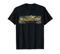 Killington Vermont Sci sulla Neve Vacanze Viaggi Souvenir VT Maglietta
