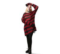 KILLSTAR Freddy Krueger Gotico Punk Righe Oversize Maglione Maglia K-KNT-U-1279
