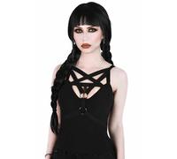 Killstar Imbragatura Tuo Potenza Gotico Punk Strega Pentagramma Serbatoio Maglia