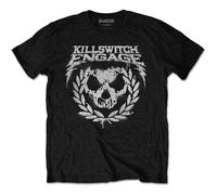 Killswitch Engage - T-Shirt # L Black Unisex # Skull Spraypaint