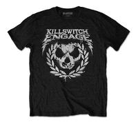 Killswitch Engage - Rock Off Killswitch Engage T Shirt Skull Spraypaint Band Logo Nuovo Ufficiale Uomo Nero Size M