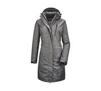 Killtec Alisi, Parka Funzionale con Cappuccio Staccabile con Zip Womens, Antracite, 50