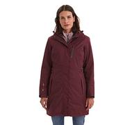 Killtec Alisi, Parka Funzionale con Cappuccio Staccabile con Zip Womens, Prugna, 36