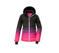 killtec Bambine e ragazze Giacca da sci/giacca da sci trapuntata con cappuccio e paraneve KSW 330 GRLS SKI QLTD JCKT, pink, 128, 42469-000