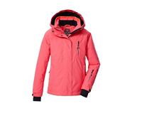 killtec Bambine e ragazze Giacca da sci/giacca funzionale con cappuccio e paraneve KSW 205 GRLS SKI JCKT, coral pink, 176, 43553-000