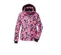 Killtec Bambine e ragazze Giacca da sci/giacca funzionale con cappuccio e paraneve KSW 211 GRLS SKI JCKT, dunkelstein AOP, 128, 43598-000