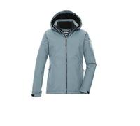 killtec Bambine e ragazze Giacca funzionale/giacca da esterno con cappuccio KOW 217 GRLS JCKT, hell rauchblau, 176, 43502-000