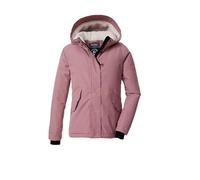 killtec Bambine e ragazze Giacca funzionale/giacca da esterno con cappuccio KOW 235 GRLS JCKT, puderrosa, 152, 43592-000