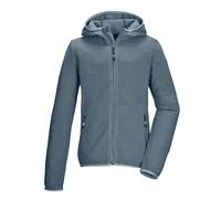 killtec Bambine e ragazze Giacca in pile con cappuccio KOW 245 GRLS FLC JCKT, dunkel denim, 116, 43701-000