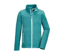 killtec Bambine e ragazze Giacca in pile con collo alto KOW 346 GRLS FLC JCKT, dunkelmint, 152, 42136-000
