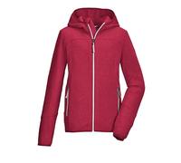 killtec Bambine e ragazze Giacca in pile lavorata a maglia/Giacca in pile con cappuccio KOW 347 GRLS KNTFLC JCKT, dunkel himbeere, 152, 42139-000