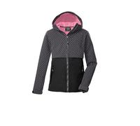 killtec Bambine e ragazze Giacca softshell con cappuccio KOW 227 GRLS SFTSHLL JCKT, anthrazit, 164, 43573-000
