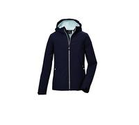 killtec Bambine e ragazze Giacca softshell/giacca da esterno con cappuccio KOW 349 GRLS SFTSHLL JCKT, dunkelnavy, 176, 42142-000