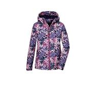 killtec Bambine e ragazze Giacca softshell/giacca outdoor con cappuccio KOS 135 GRLS SFTSHLL JCKT, dunkelnavy, 128, 43217-000