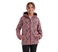 killtec Bambine e ragazze Giacca softshell/giacca outdoor con cappuccio Mädchen Softshelljacke Print, light moss, 128, 43200-000