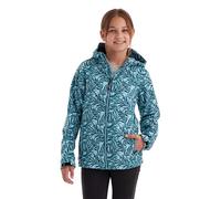 killtec Bambine e ragazze Giacca softshell/giacca outdoor con cappuccio Mädchen Softshelljacke Print, mint, 140, 43200-000